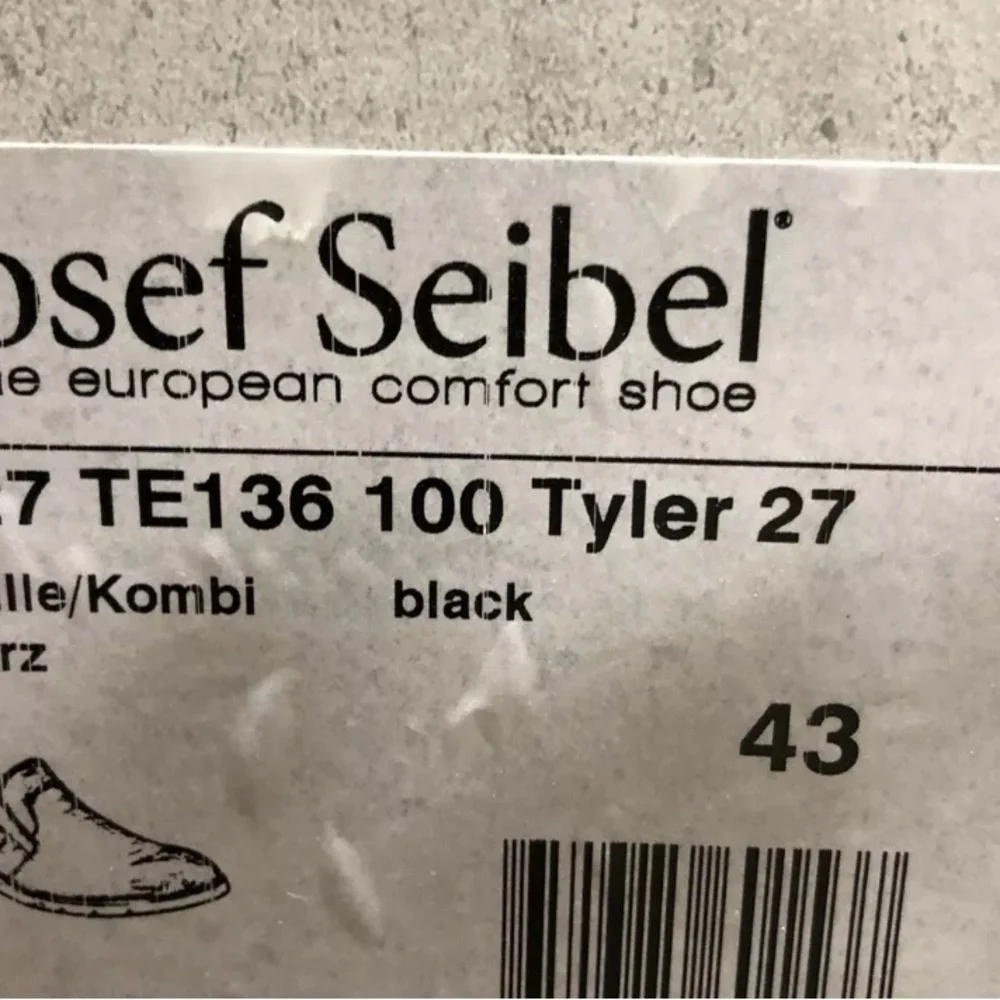 Josef Seibel Tyler 27 Mens Loafer Black 43EUR US10 M